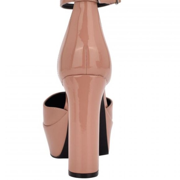 New Marc Fisher Lucah Platform Heel Blush Patent Women Heels Size 6 MSRP $150 - Picture 3 of 10